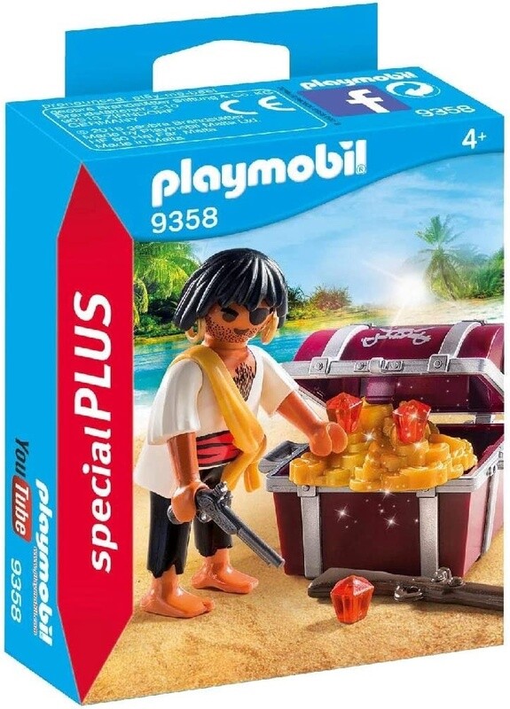 9358 Pirate with Treasure Chest
