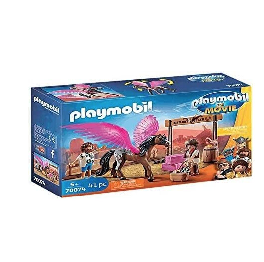 70074 PLAYMOBIL: THE MOVIE Marla and Del with Flying Horse
