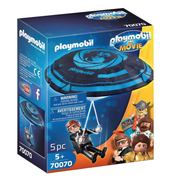 70070 PLAYMOBIL: THE MOVIE Rex Dasher with Parachute