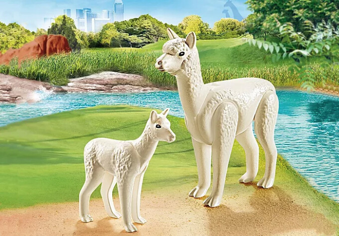 70350 Alpaca with Baby