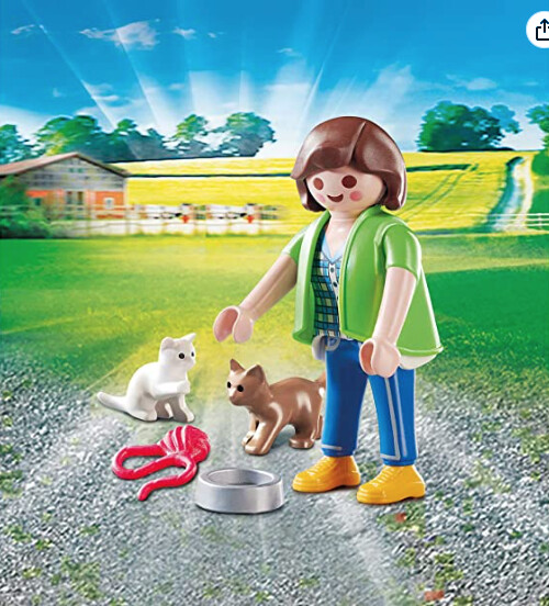 70562 Girl with Kittens