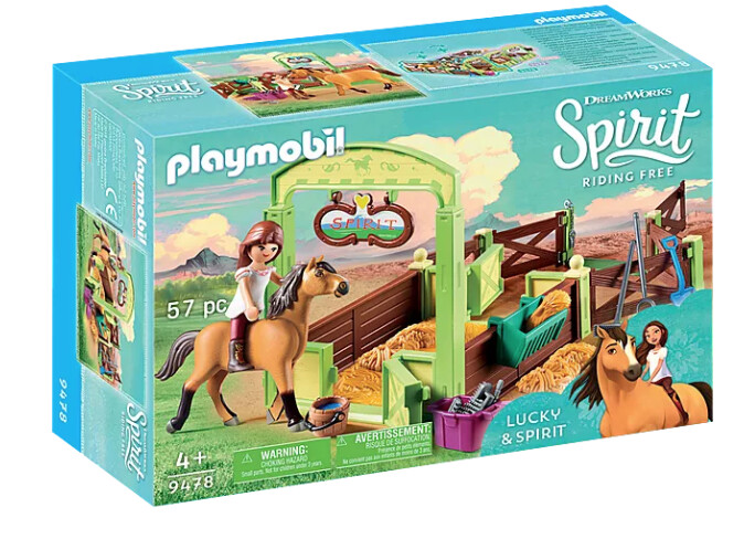 9478 Lucky &amp; Spirit with Horse Stall