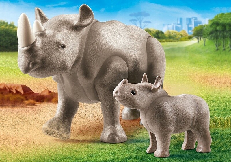 70357 Rhino with Calf