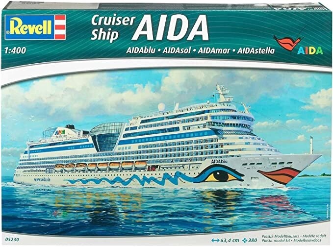 910-05230 1/400 Cruiser Ship AIDA (3/ctn)