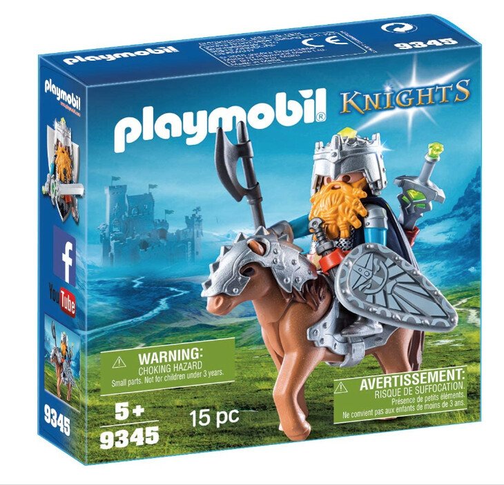 9345 Dwarf Fighter with Pony