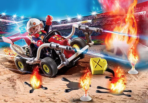70554 Stunt Show Fire Quad