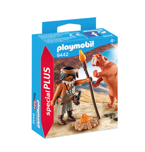 9442 Caveman with Sabertooth Tiger