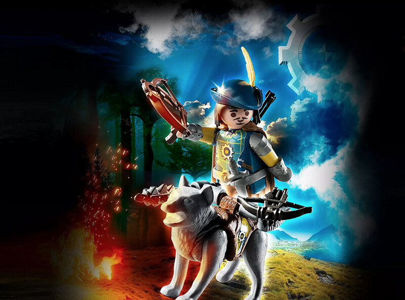 70229 Novelmore Crossbowman with Wolf