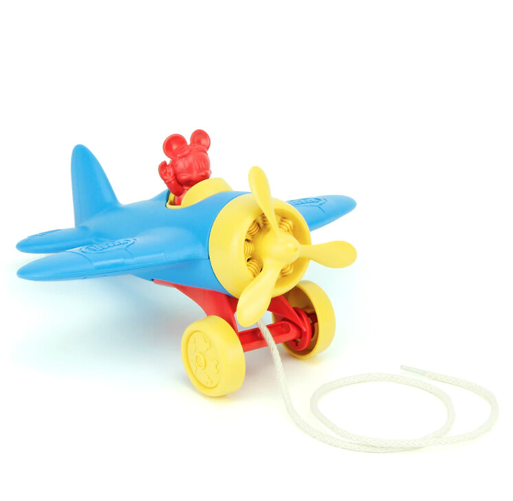 DSPPM-1428  Mickey Mouse Airplane Pull Toy
