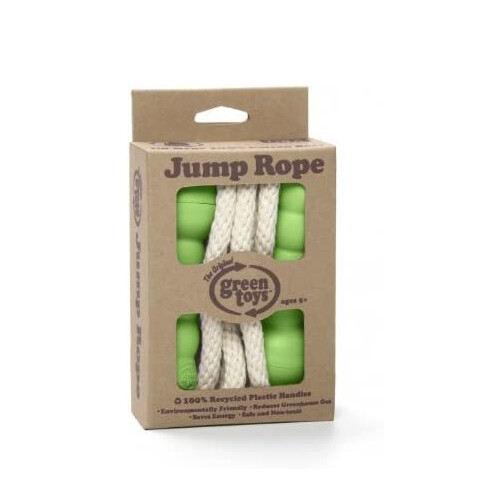 JGR01R Green Toys Jump Rope Green