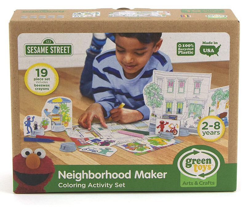 SSCPT-1325 Sesame Street Neighborhood Maker Coloring Set