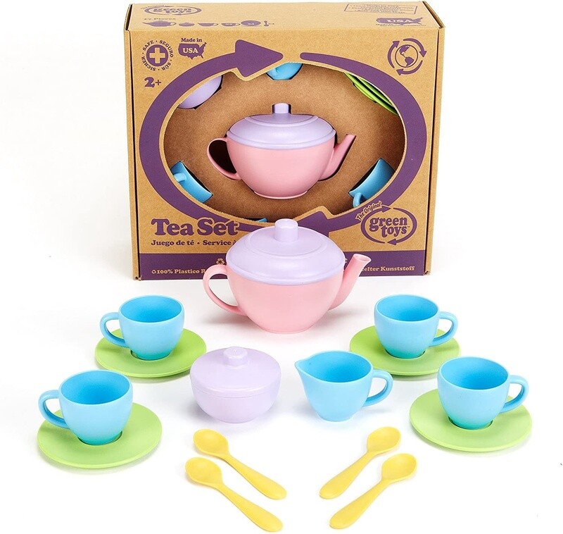 TEA01R Green Toys Tea Set – Pink
