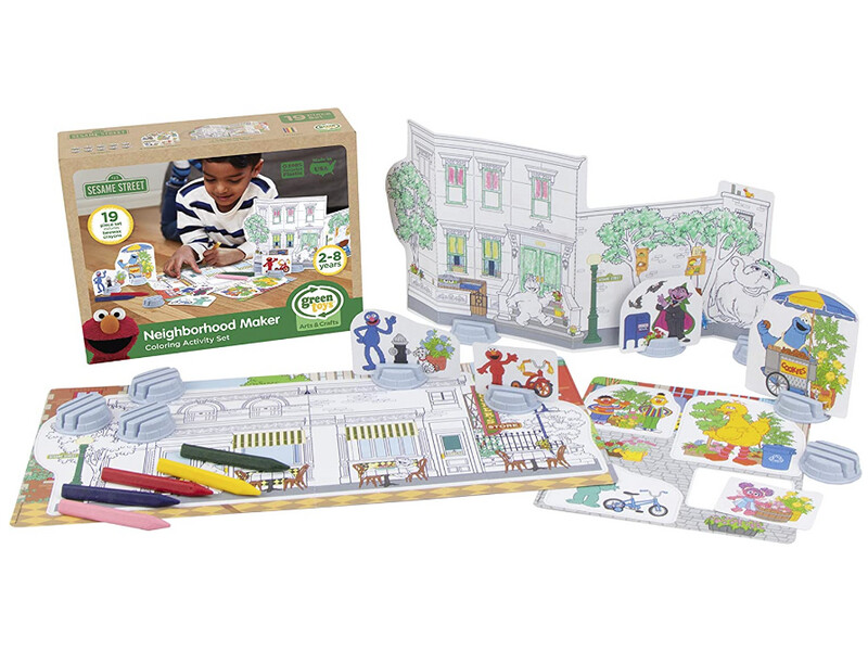 SSCPT-1325 Sesame Street Neighborhood Maker Coloring Set