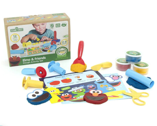 SSDTM-1323 Elmo &amp; Friends Dough Activity Set