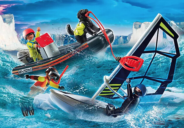 70141 Water Rescue with Dog
