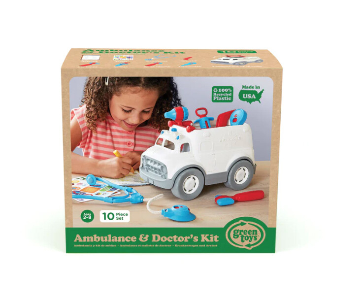 AMDK-1313 Green Toys Ambulance &amp; Doctor’s Kit