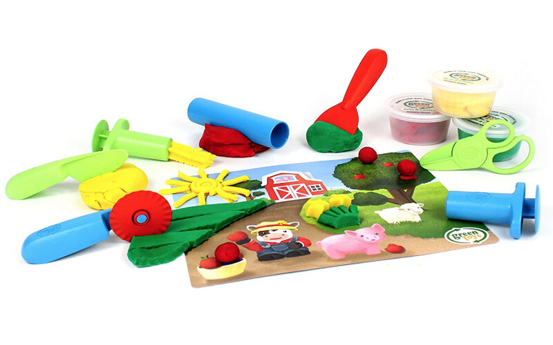 DMT1-1245 Green Toys Tools Essentials Dough Set