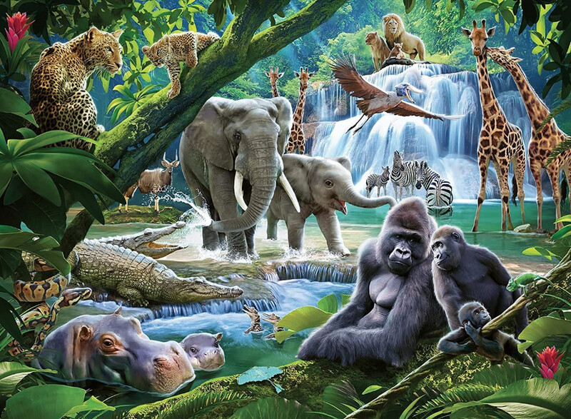 12970 Jungle Animals 100p