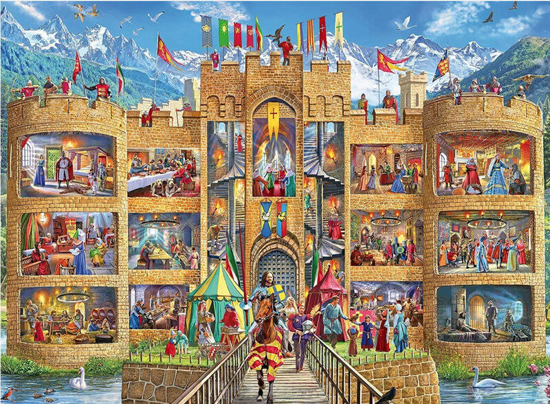 12919 Cutaway Castle 150pc