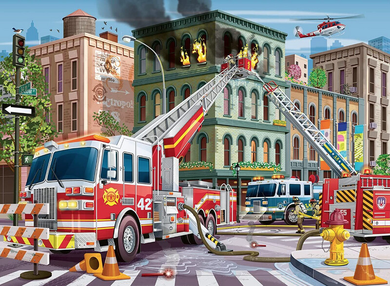 13329 Fire Truck Rescue         100p