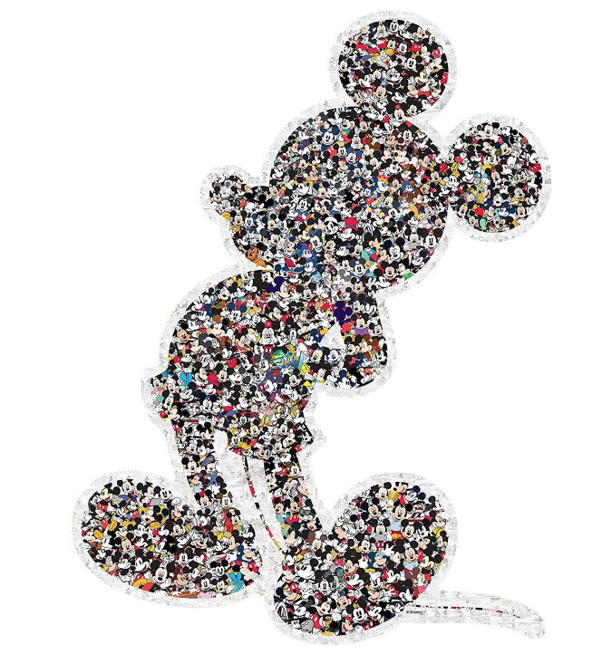 12000075 Shaped Mickey (945pc Shaped Puzzle)