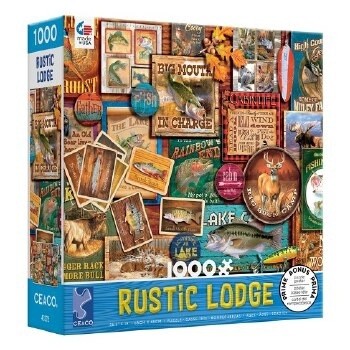 CEA 3161-7 1000PC RUSTIC LODGE ASST (6)