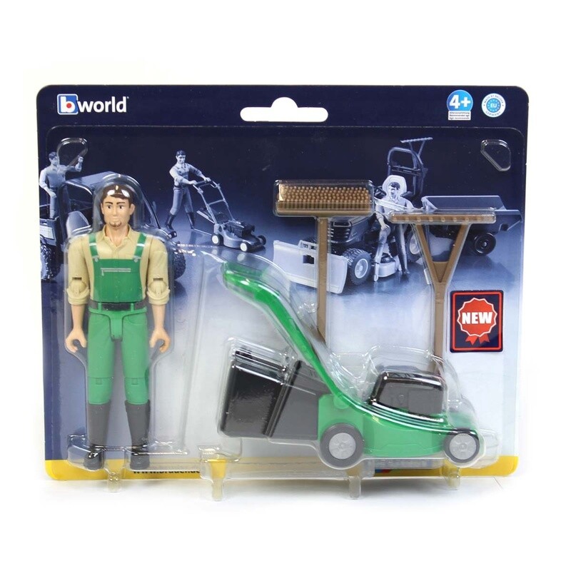 62103 bworld Gardener w mower and accessories