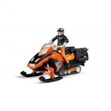 63101 Snowmobile with driver and accessories