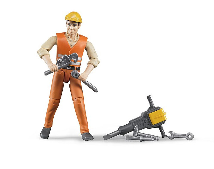 60020 Construction worker with accessories