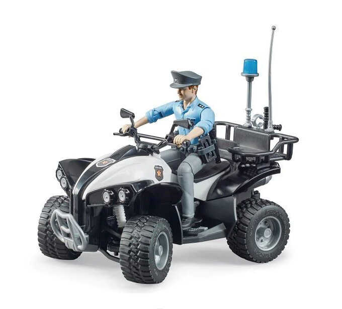 63011 Police Quad w light skin Police and access