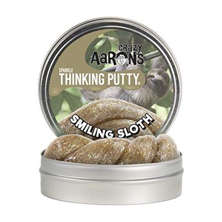 SM020 4 in Smiling Sloth Sparkle Tin