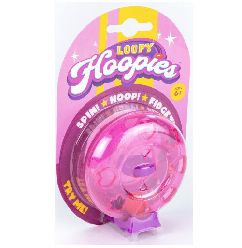 BL-9107 Loopy Hoopies (assorted 12 in PDQ) Pink