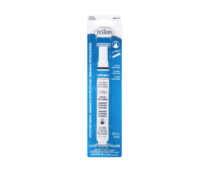 TES286133 Gloss White Acrylic Marker