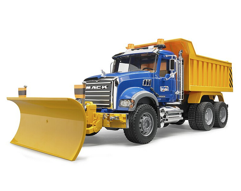02825 MACK Granite Dump Truck with Snow Plow Blade