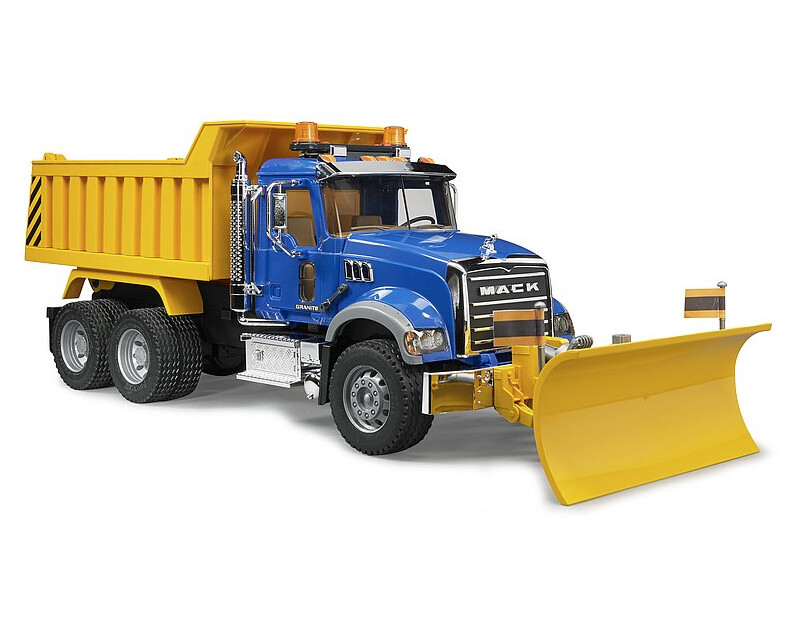02825 MACK Granite Dump Truck with Snow Plow Blade