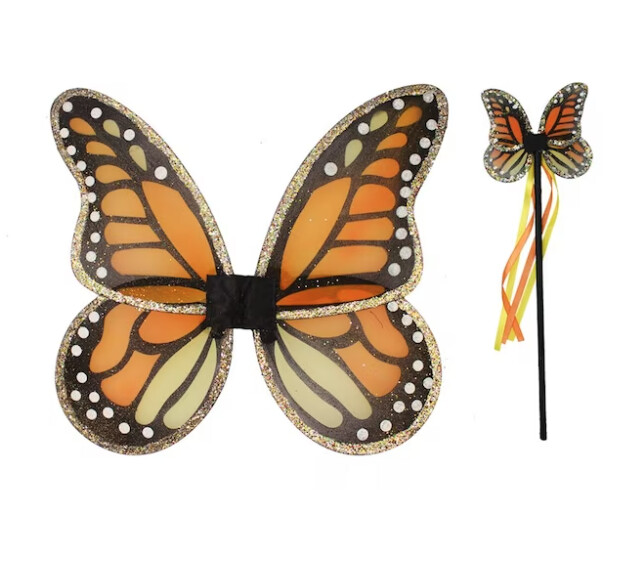 16750 Monarch Wings &amp; Wand