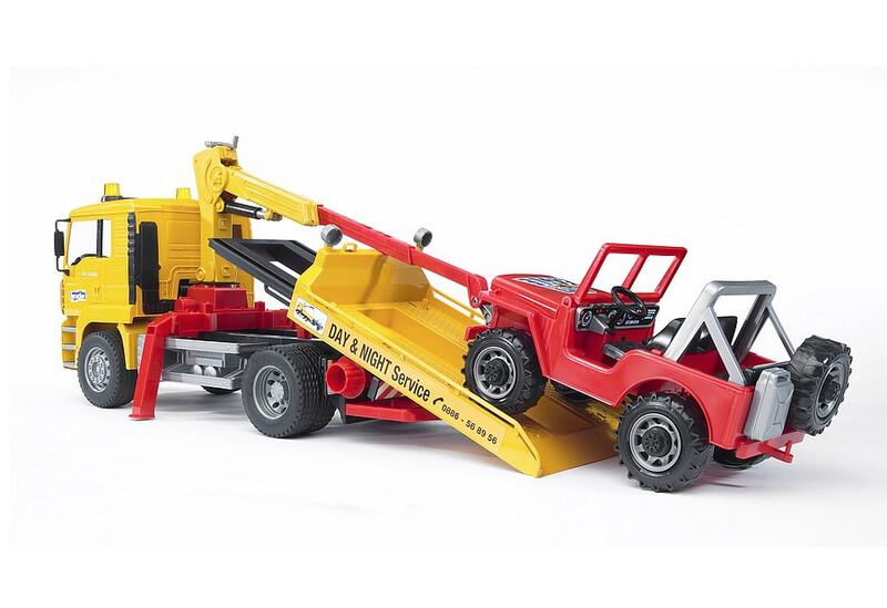 02750 MAN TGA Tow Truck with Cross Country Vehicle