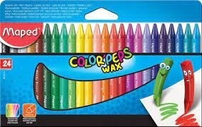 Wax Crayons color peps 24 cardboard