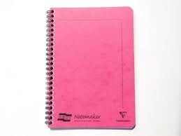 3087Z NOTEMAKER LINED 120p 53⁄4x83⁄4 PINK