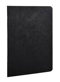 733161 AGE-BAG NOTEBOOK STAP. LINED 96p 53⁄4x81⁄4 BLACK