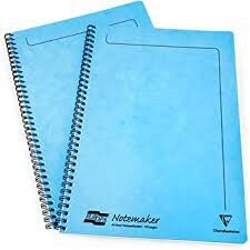 4855Z NOTEMAKER LINED 120p 53⁄4x83⁄4 BLUE