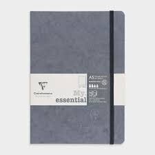 793435 AGE-BAG NOTEBOOK &quot;MY ESSENTIAL&quot; DOT 192p A5 53⁄4x81⁄4 GREY