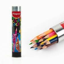 Pencil Colorpeps X12 Metal Tub