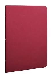 733162 AGE-BAG NOTEBOOK STAP. LINED 96p 53⁄4x81⁄4 RED