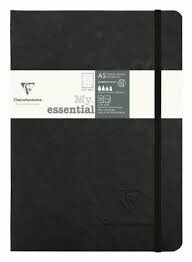 793431 AGE-BAG NOTEBOOK &quot;MY ESSANTIAL&quot; DOT 192p A5 53⁄4x81⁄4 BLACK