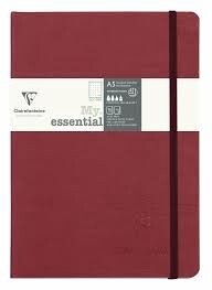 793432 AGE-BAG NOTEBOOK &quot;MY ESSANTIAL&quot; DOT 192p A5 53⁄4x81⁄4 RED