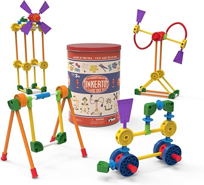 KNX 56452 TINKERTOY - 100PC CLASSIC BUILDING TIN (1) ML