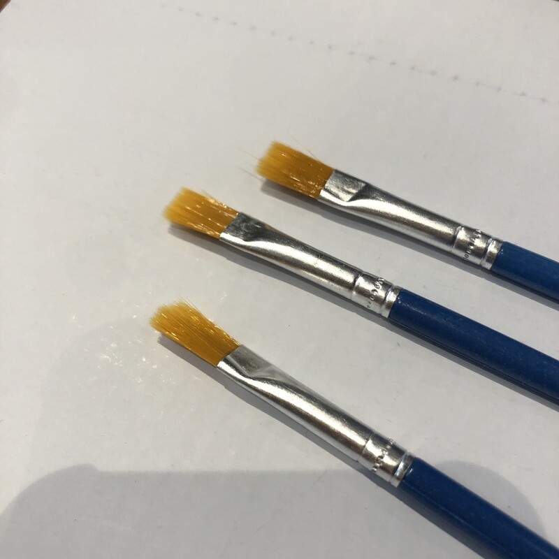 Blue brush
