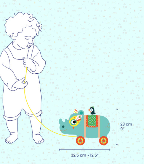 DJ06246 Pull Along Toy / Vilma