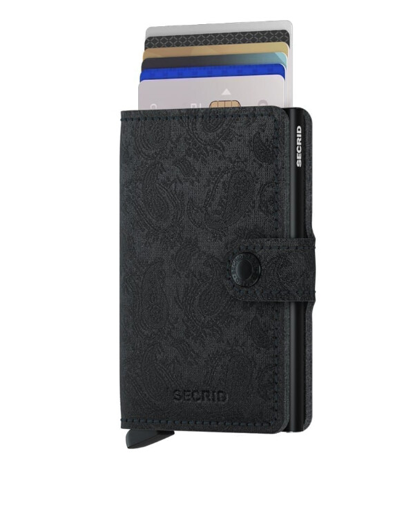 Miniwallet Paisley Black